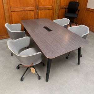ISKU MyFlow vergadertafel en stoelen (2ekans)