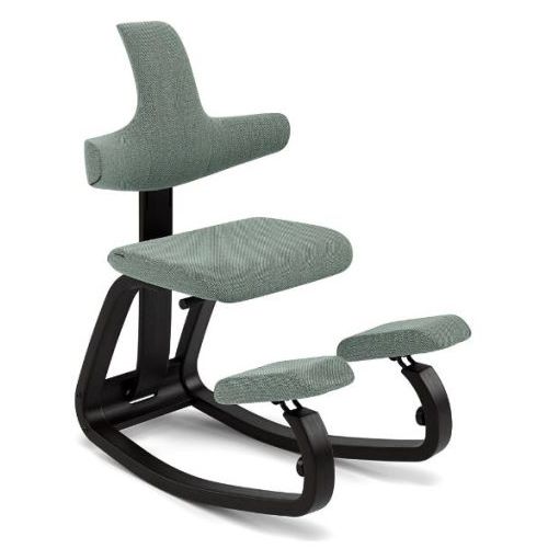 Varier Thatsit Zwart/Re-Wool Grayish Green