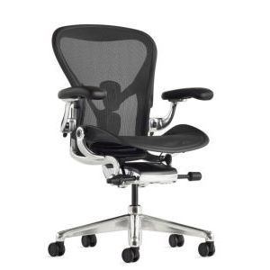 Herman Miller Aeron Onyx Polished Full-Options