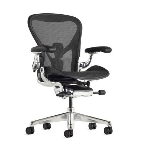 Herman Miller Aeron Onyx Polished Full-Options