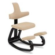 Varier Thatsit Zwart/Vidar Warm Beige Leegverkoop