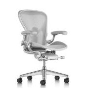 Herman Miller Aeron Mineral Polished Full-Options