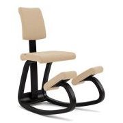 Varier Variable Plus Zwart/Vidar Warm Beige Leegverkoop