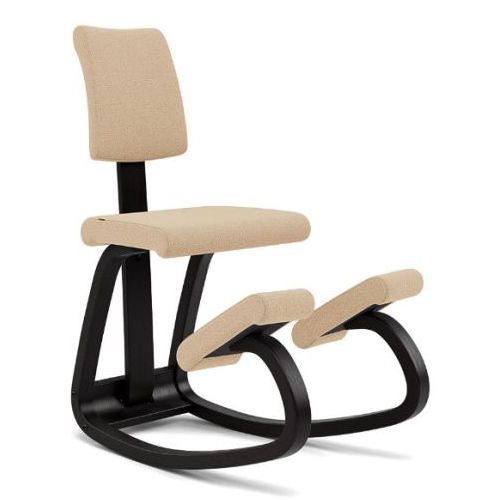 Varier Variable Plus Zwart/Vidar Warm Beige