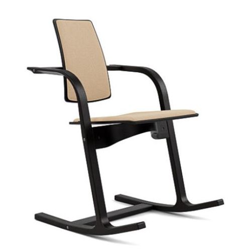 Varier Actulum Zwart/Vidar Warm Beige